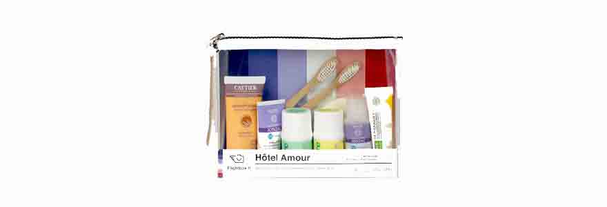 kit toilette pour avion