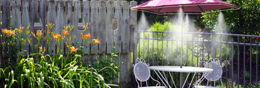 brumisateurs mobiles pour terrasse