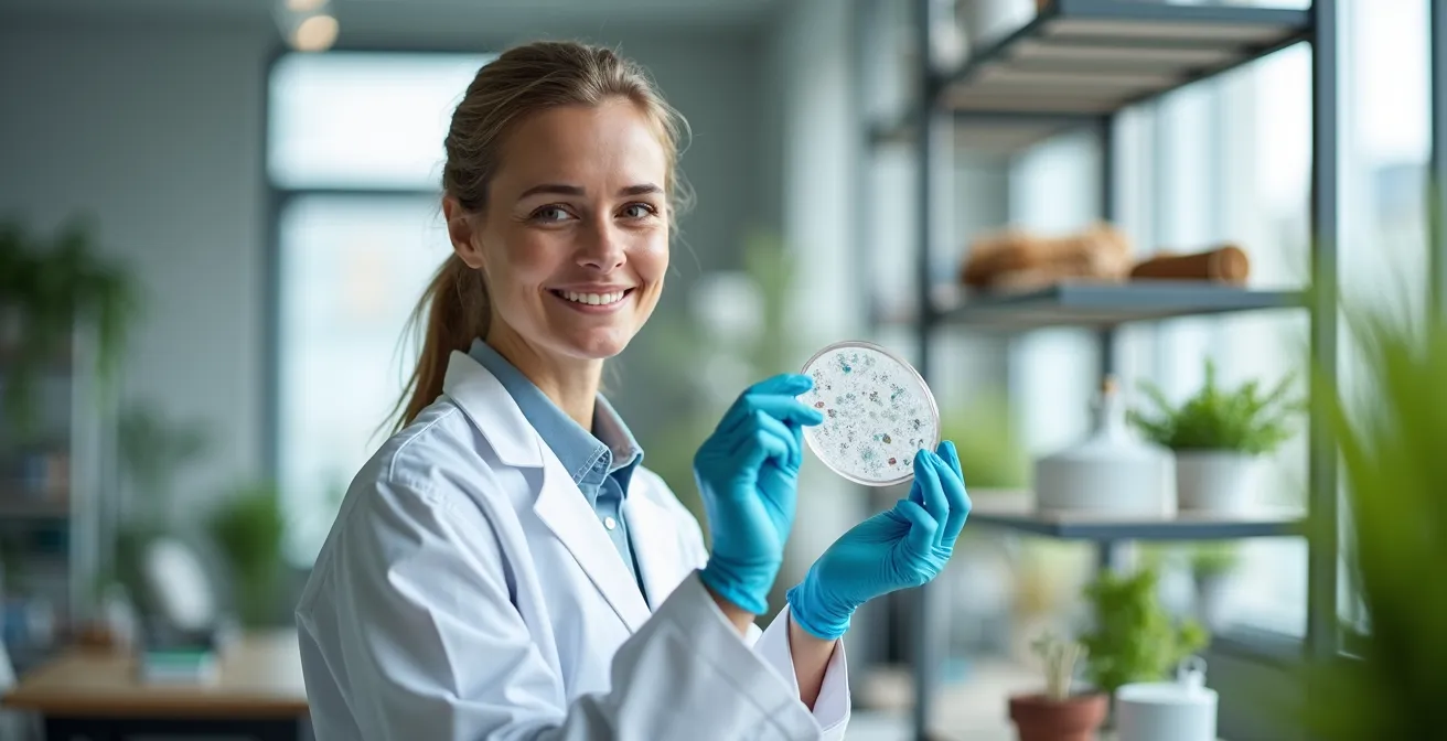 Laboratoire d'innovation développant des matériaux durables pour baskets éthiques