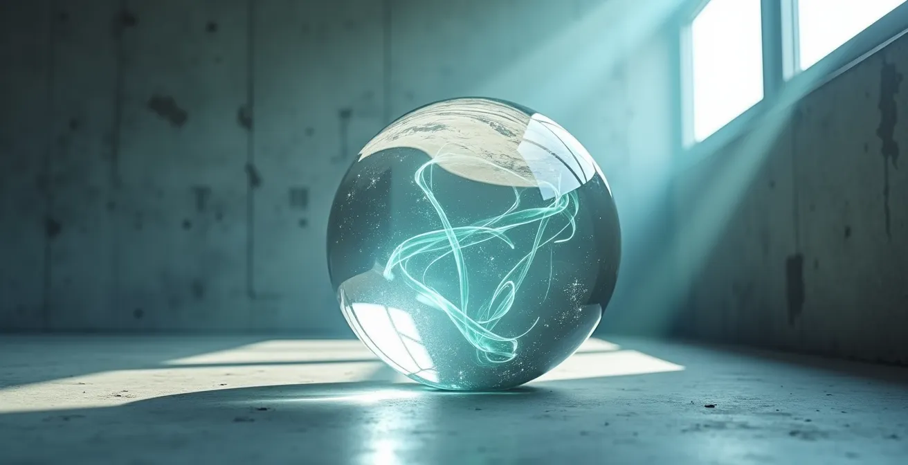 Axe Symbolique & Métaphorique : Sphère de création numérique flottante